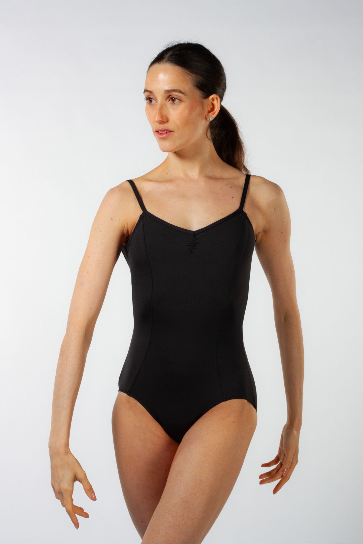 Justaucorps fines bretelles ajustables ES1001W Capezio noir