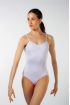ES1001W Capezio lavender leotard with adjustable straps