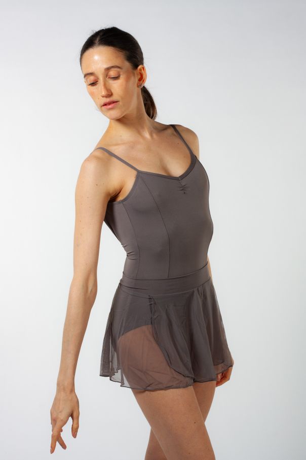 Grey ES2007W Capezio Slip-On Skirt