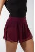 Burgundy ES2007W Capezio Slip-On Skirt