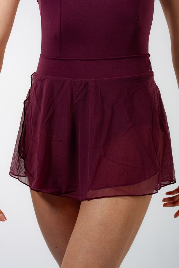 Burgundy ES2007W Capezio Slip-On Skirt