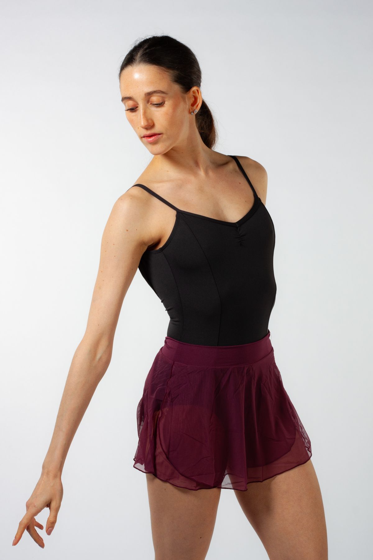 Jupette à enfiler ES2007W Capezio bordeaux