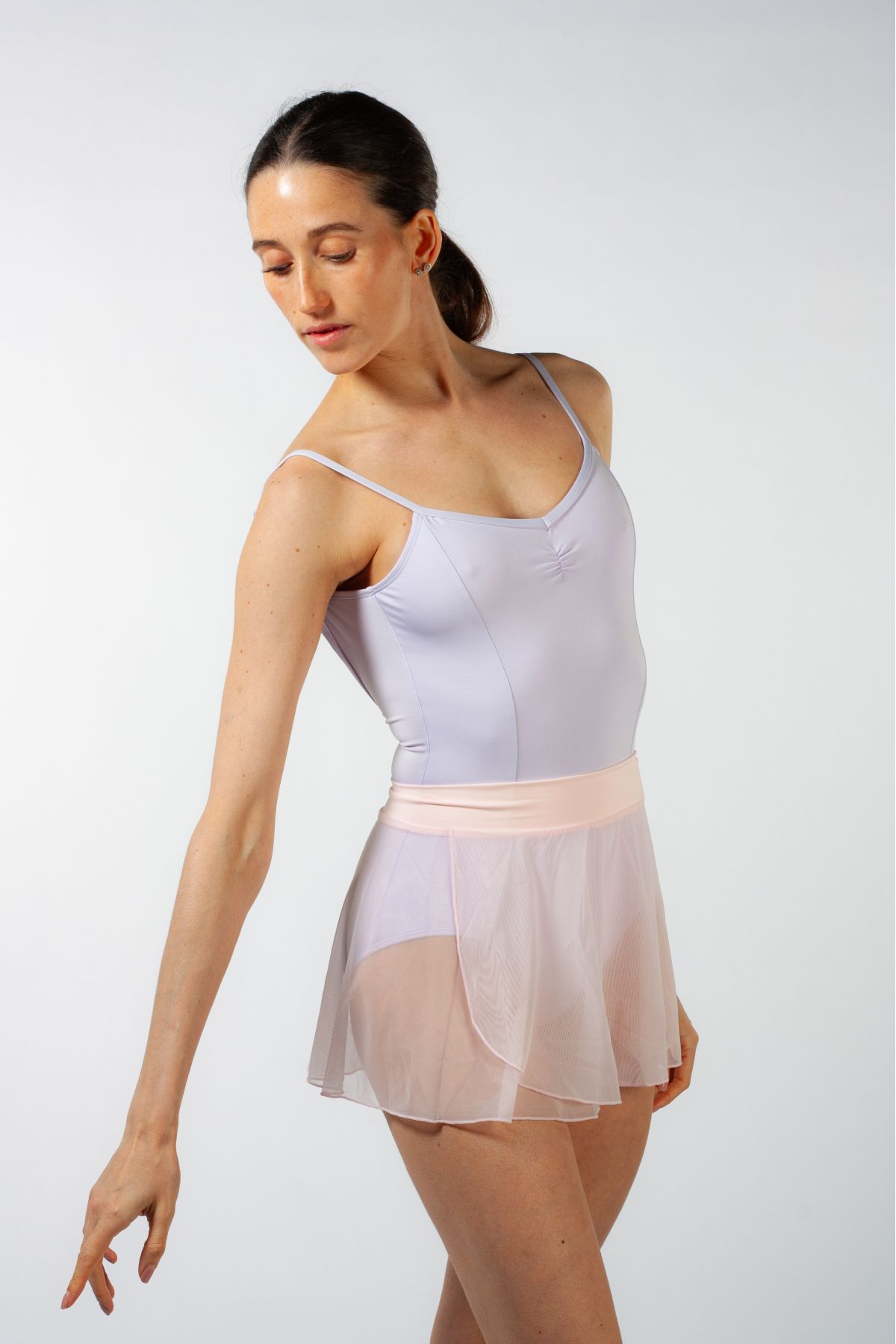 Pink ES2007W Capezio Slip-On Skirt