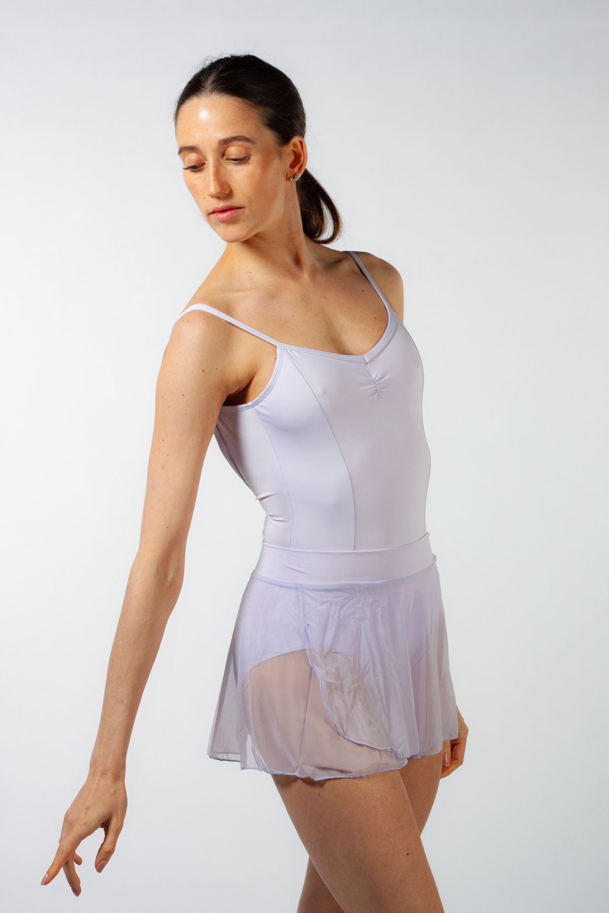 Lavender ES2007W Capezio Slip-On Skirt
