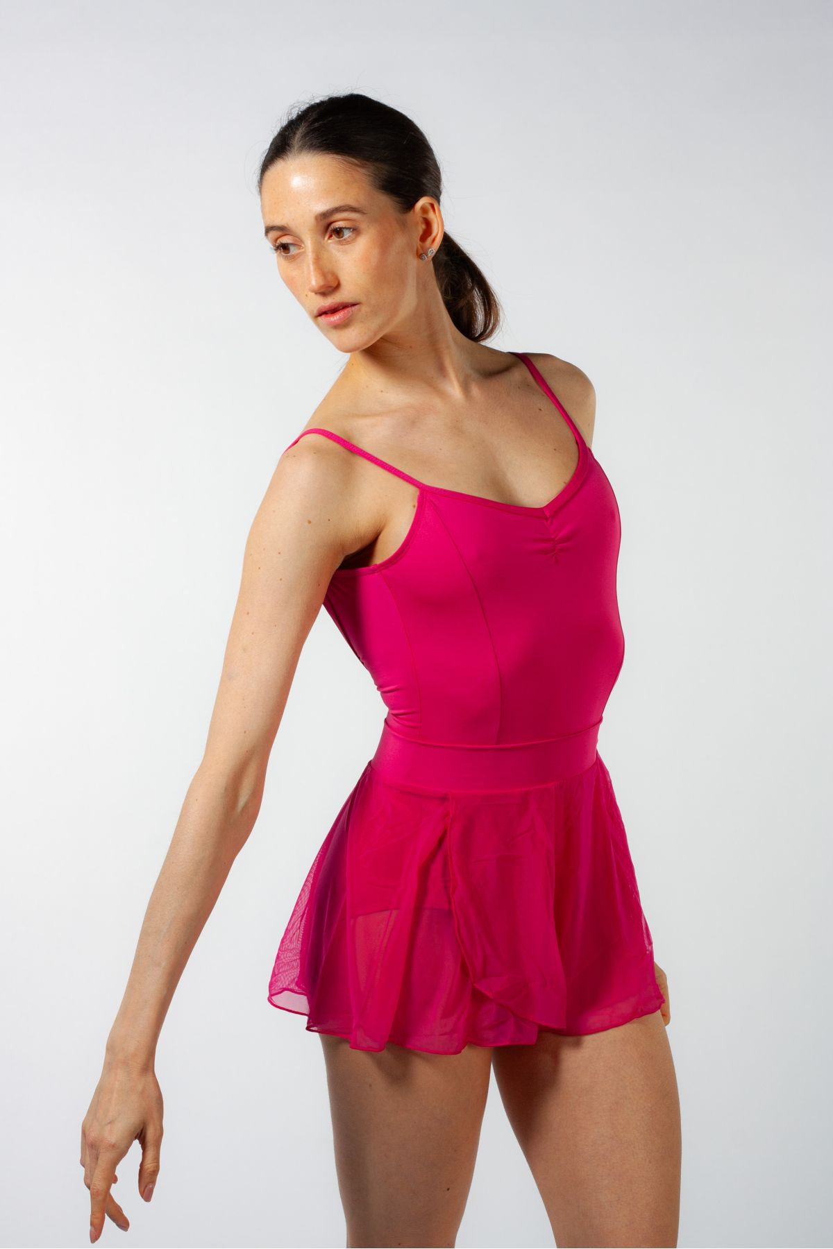 Jupette à enfiler ES2007W Capezio framboise