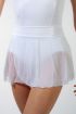 White ES2007W Capezio Slip-On Skirt
