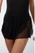 Black ES2007W Capezio Slip-On Skirt