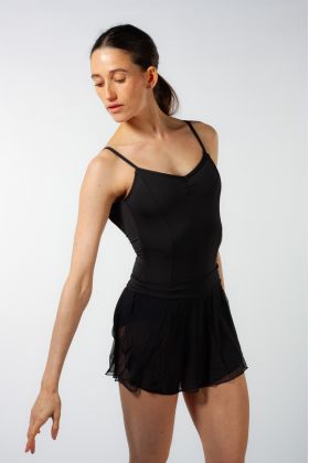 Black ES2007W Capezio Slip-On Skirt