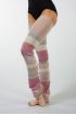 2048 Intermezzo pink striped knit leggings
