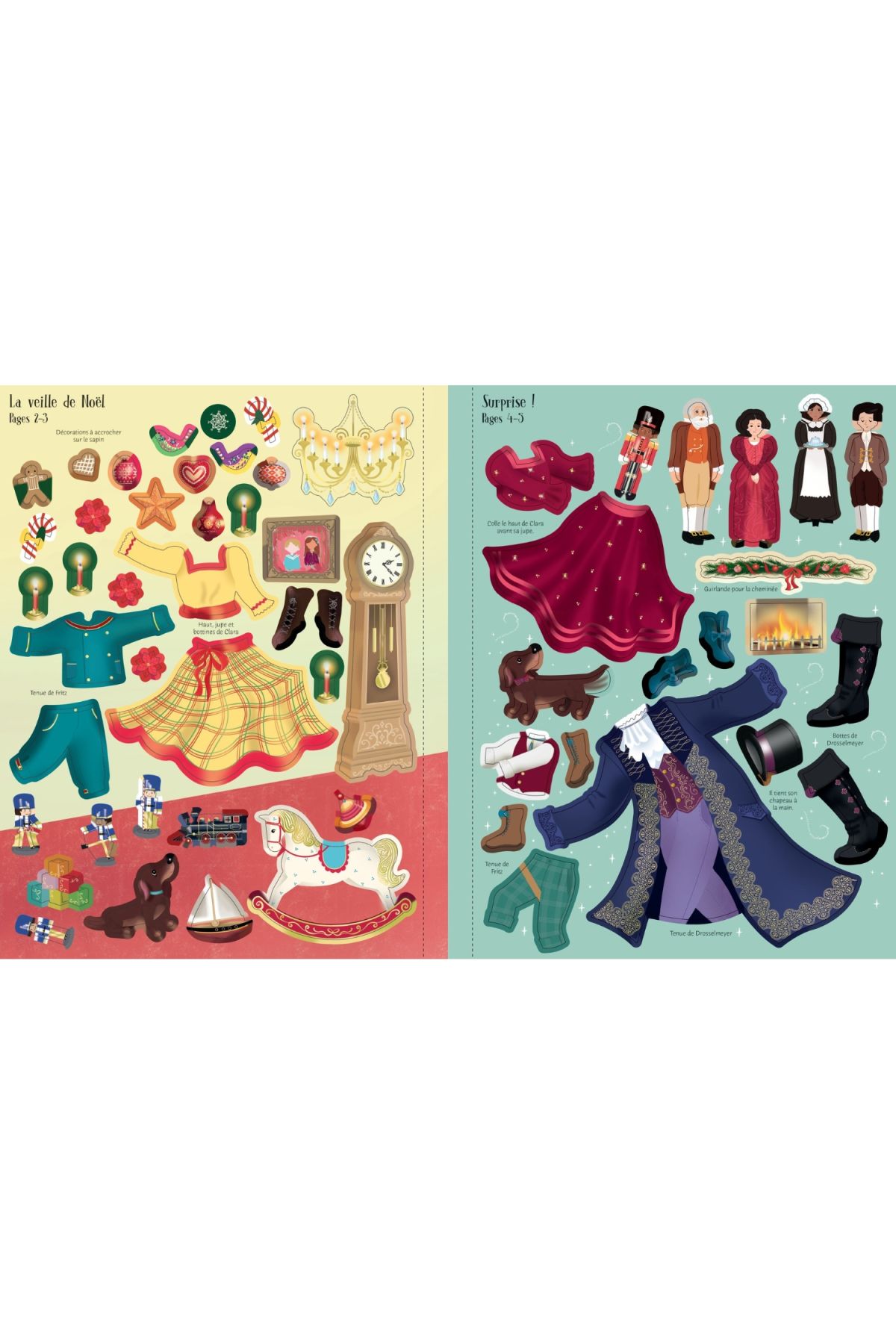 Nutcracker Sticker Dressing Book – Usborne