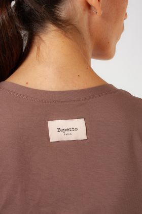 Cache-cœur en viscose S0744 Repetto marron glacé