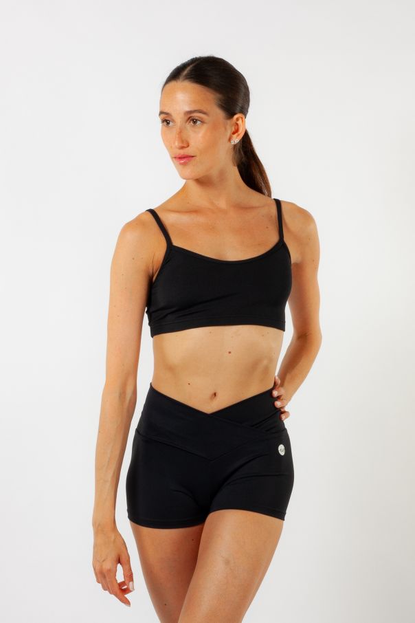 Brassière Capezio noire TB102 bretelles réglables