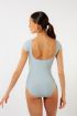 Wear Moi Candide light grey Short-Sleeve Leotard