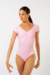 Wear Moi Candide pink Short-Sleeve Leotard