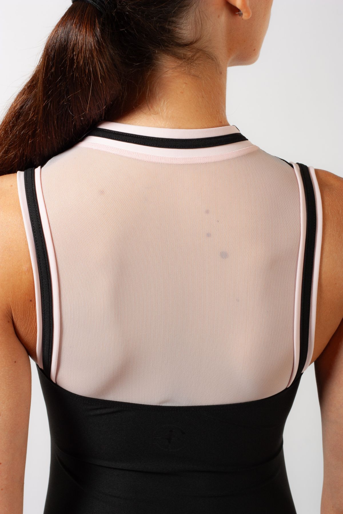 Justaucorps sans manche Aveline Wear Moi noir/rose