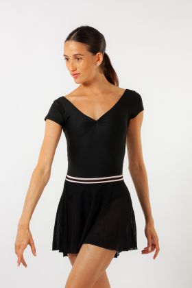 Ombrelle Wear Moi skirt, black/pink