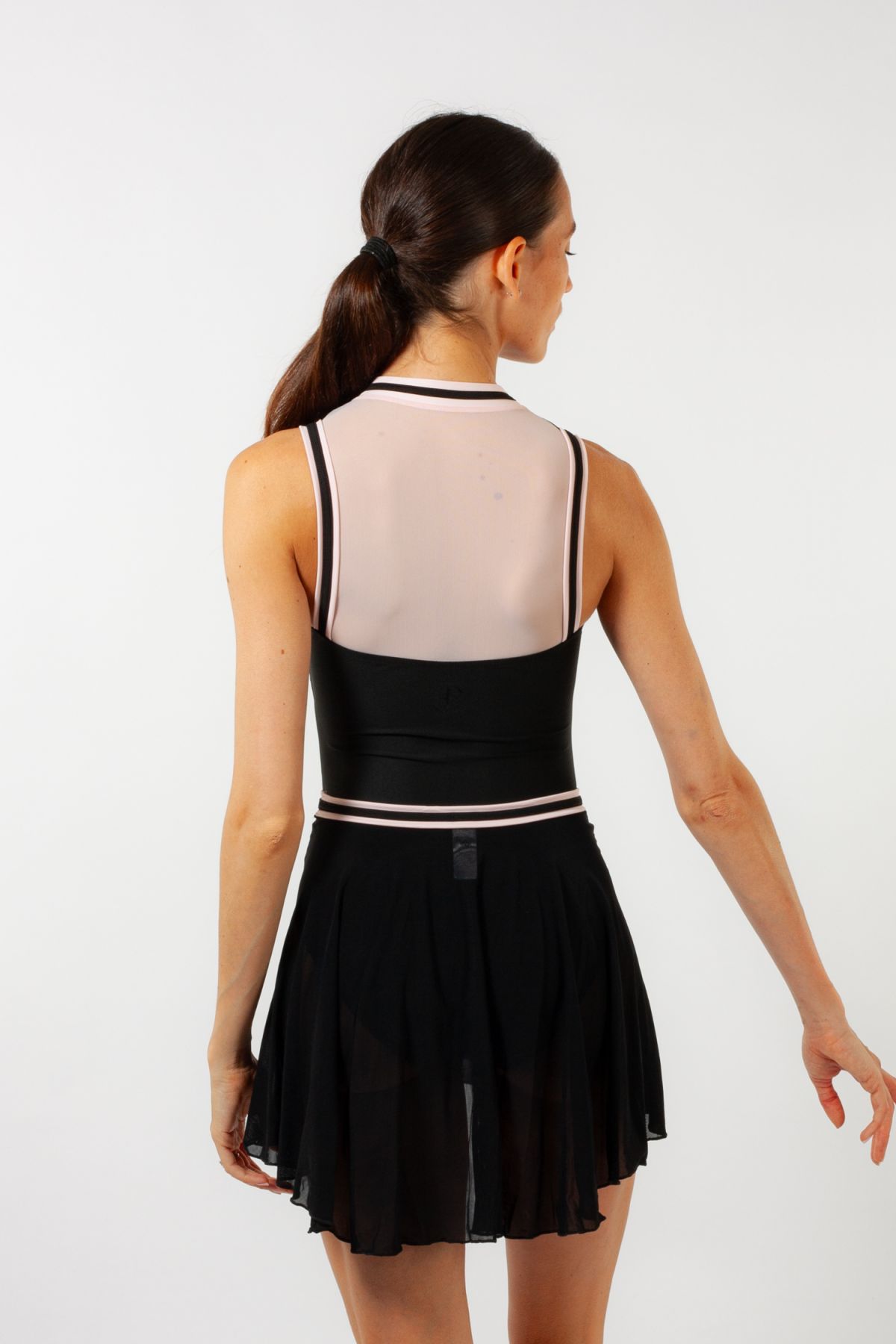 Ombrelle Wear Moi skirt, black/pink