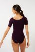 Marilyn Temps Danse fig V-neck zip-up leotard
