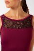 Justaucorps à fleurs F12401W Capezio bordeaux