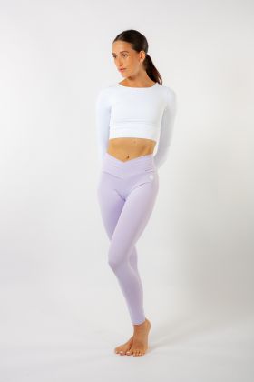 Crop top manches longues 6656 Intermezzo blanc