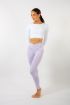 High-waisted V-leggings 5565 Intermezzo lavender