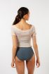 6672 Intermezzo pink short-sleeved jumper