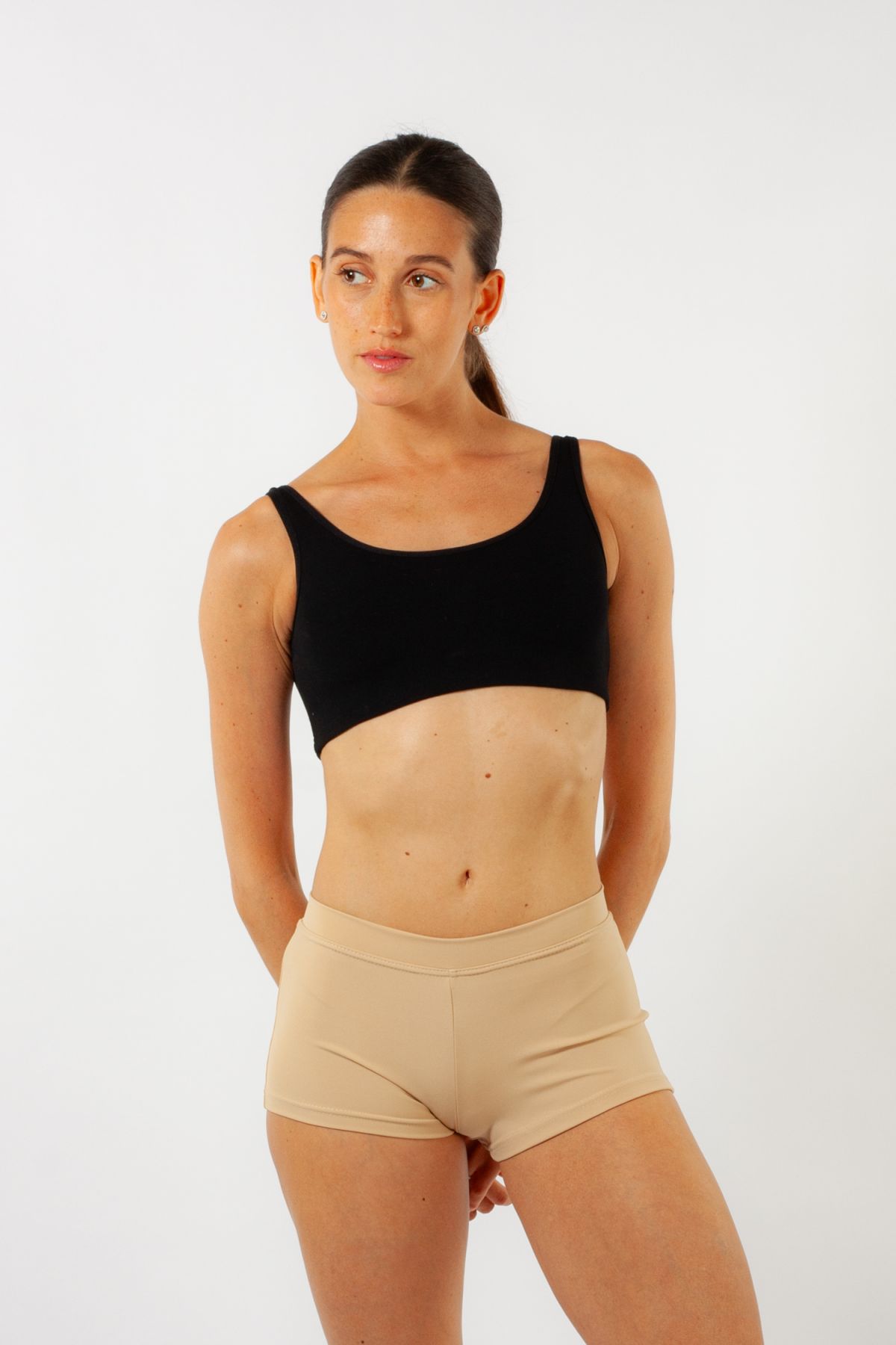 Capezio nud shorts TB113