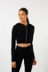 Short hooded jacket J13003 Bloch black