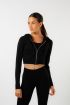 Gilet à capuche J13003 Bloch noir