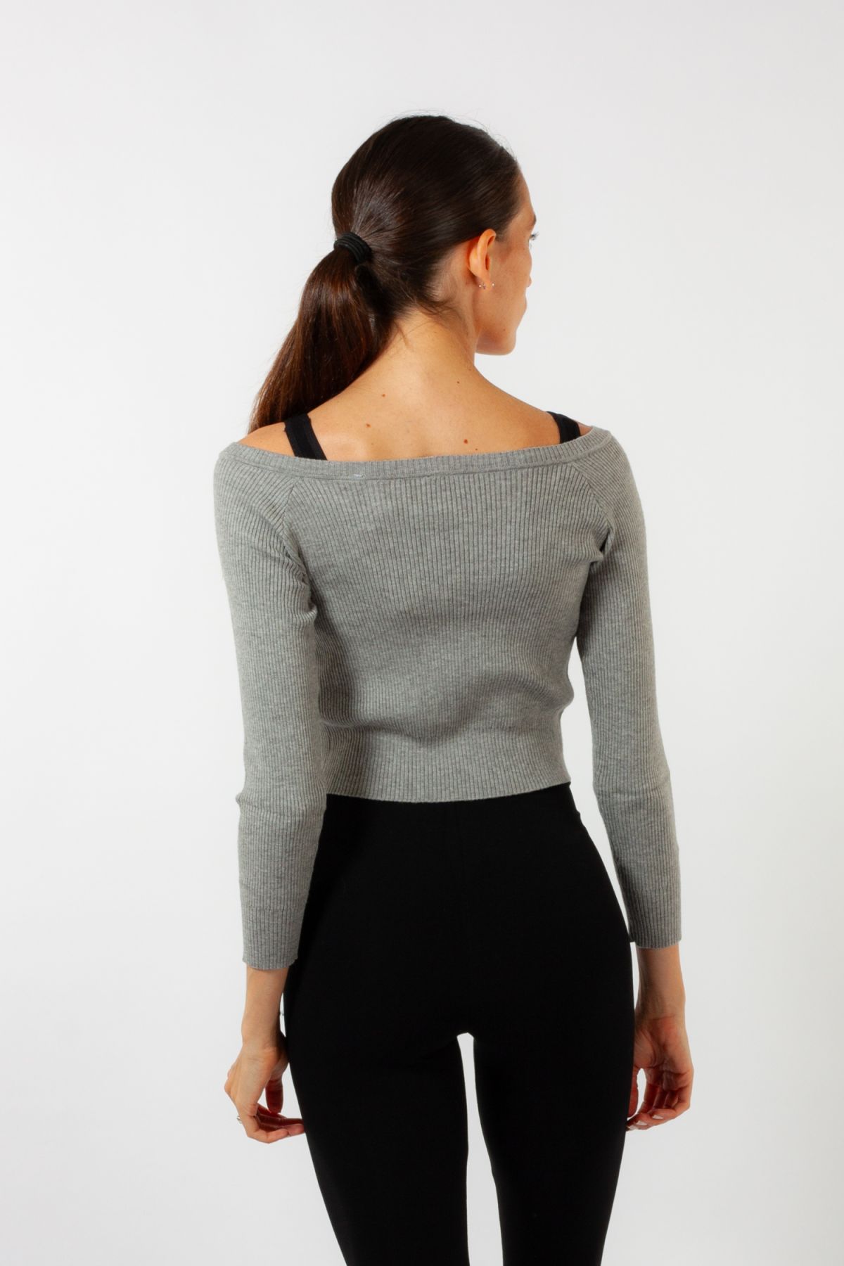 Pull court Z30017 Bloch gris