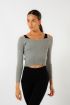 Pull court Z30017 Bloch gris