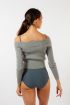 Bloch Z30017 Grey Short Dance Pullover