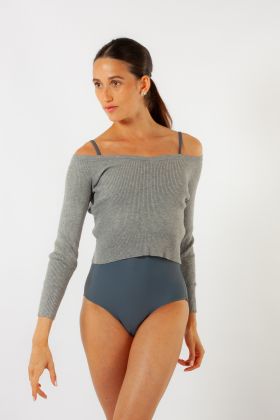 Pull court Z30017 Bloch gris