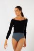 Bloch Z30017 black cropped jumper