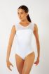 Ballet Rosa white lace women leotard