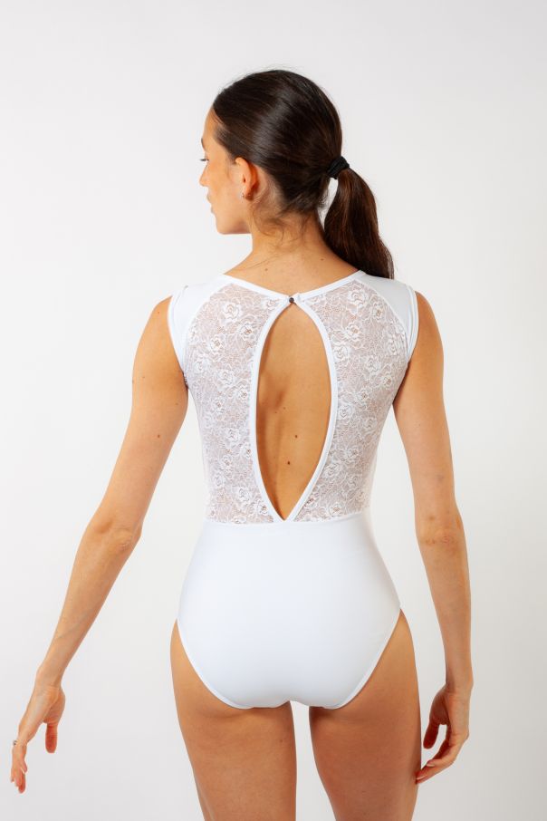 Justaucorps dentelle Ballet Rosa Rita blanc