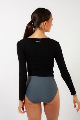 Cache-coeur à enfiler Temps Danse noir Vidy