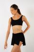 Jupe short Temps Danse Vison