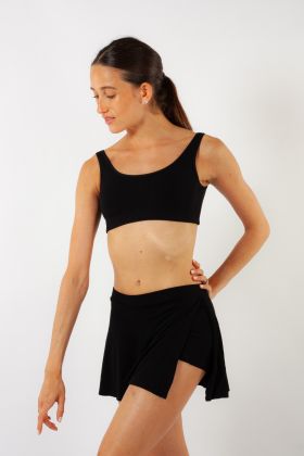 Jupe short Temps Danse Vison