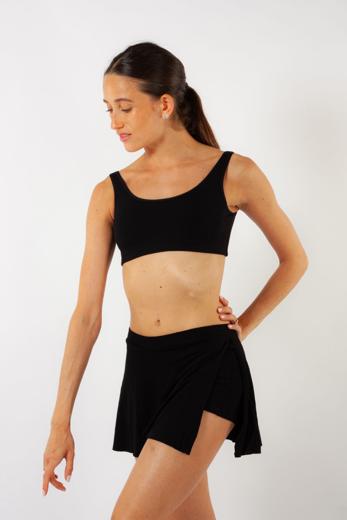 Jupe short Temps Danse Vison