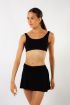 Jupe short Temps Danse Vison