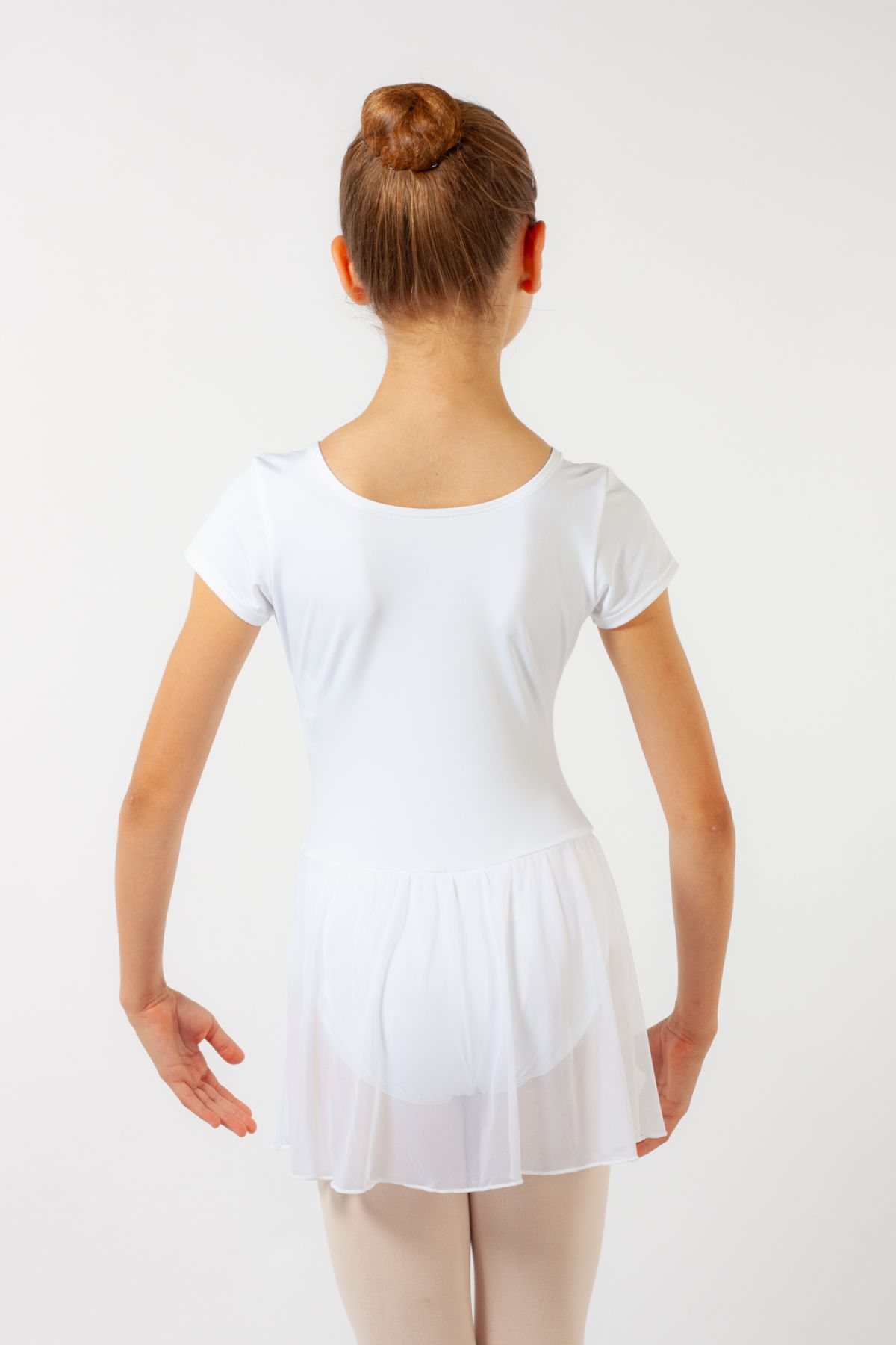 Tunique manches courtes fille ES3008C Capezio blanc