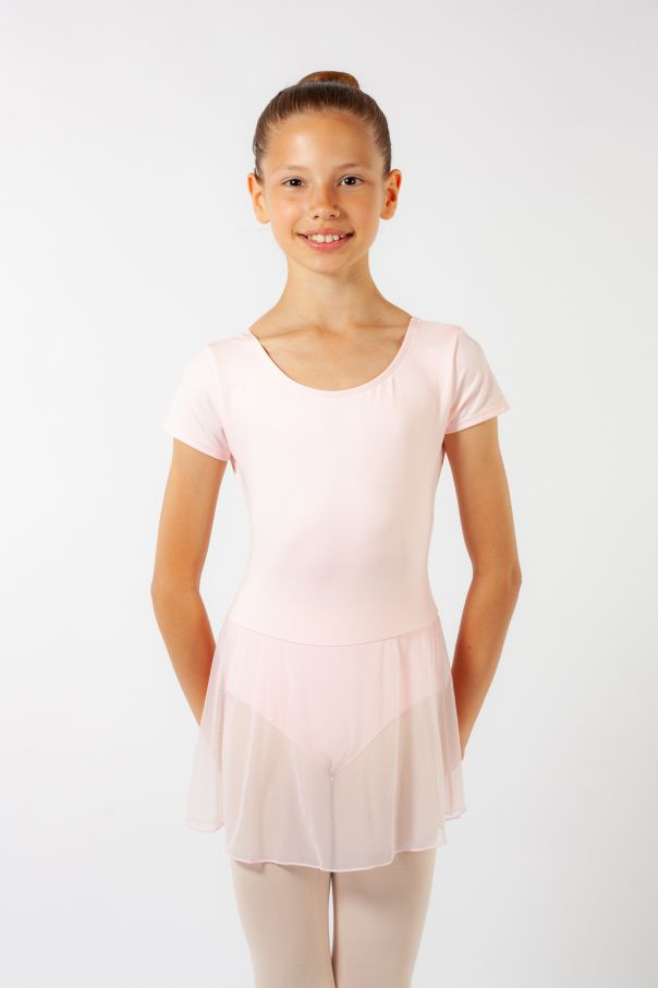 Capezio ES3008C pink short-sleeved tunic for girls