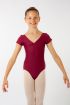 Candide Wear Moi Burgundy Girls' Short-Sleeve Leotard