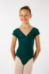 Justaucorps manches courtes fille Candide Wear Moi forest green