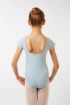Justaucorps manches courtes fille Candide Wear Moi light grey