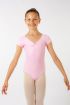 Candide Wear Moi Pink Girls' Short-Sleeve Leotard