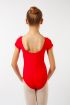 Candide Wear Moi red girls' Short-Sleeve Leotard