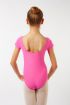 Justaucorps manches courtes fille Candide Wear Moi rose