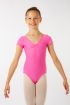 Candide Wear Moi rose Girls' Short-Sleeve Leotard